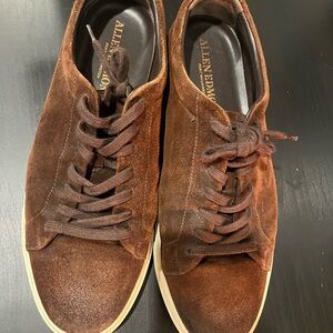 Allen Edmonds Men's Dark Brown Suede Sneakers
